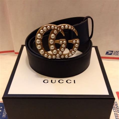 gucci women's belt saks fifth|Gucci belt with pearl buckle.